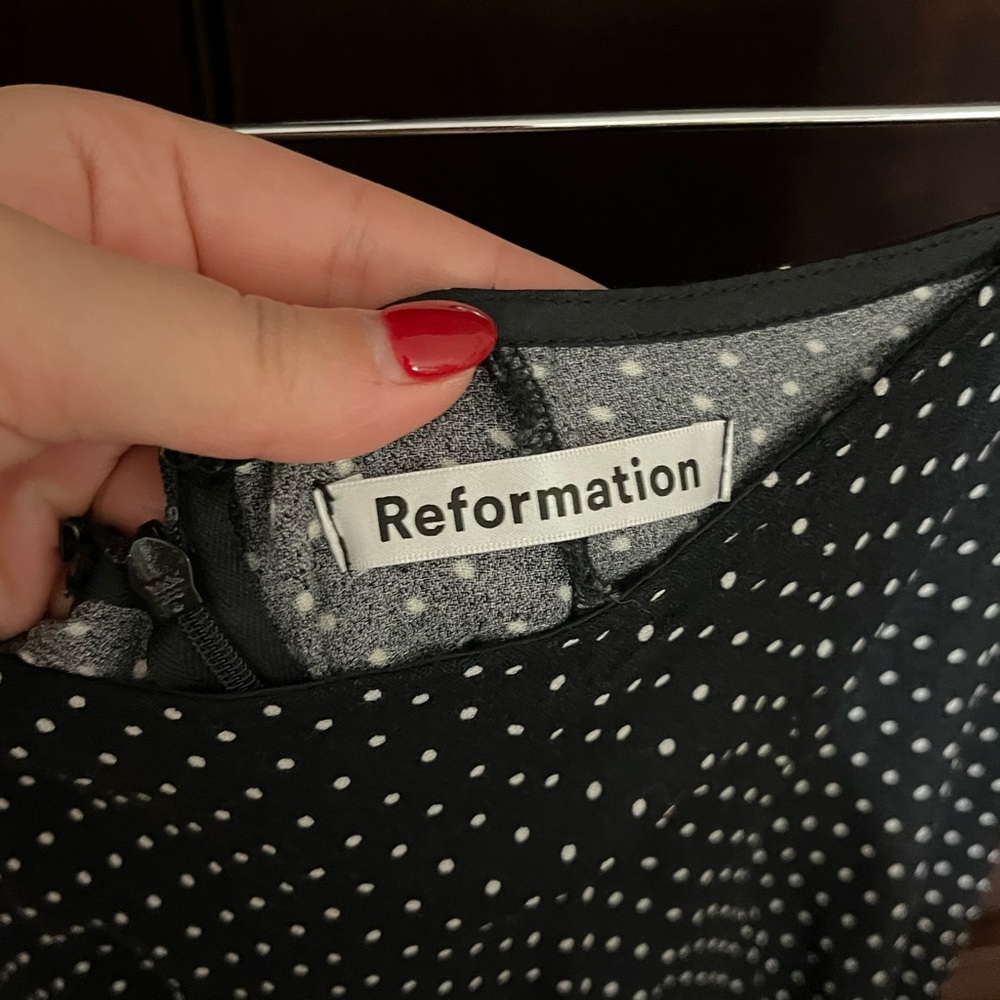 Reformation Polka Dot Zoe Skirt - Picture 4 of 4